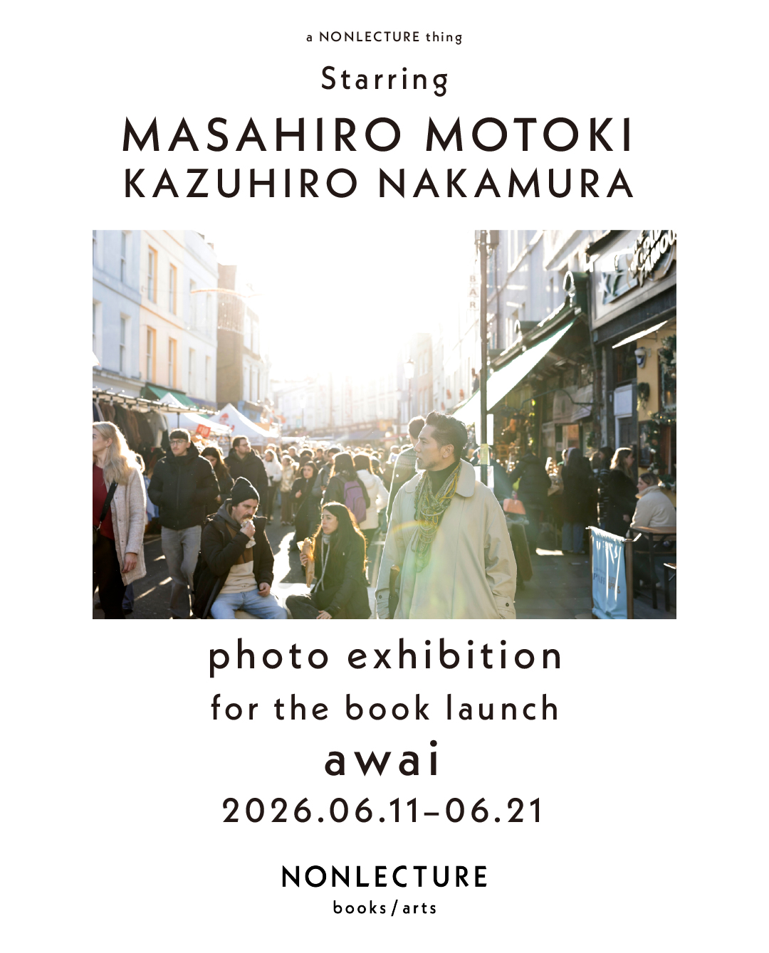 EXHIBITION / EVENT】6.11–6.21 “awai” Masahiro Motoki × Kazuhiro
